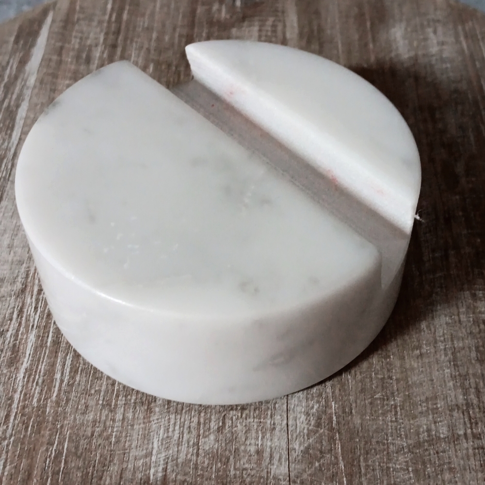Marble cell phone holder